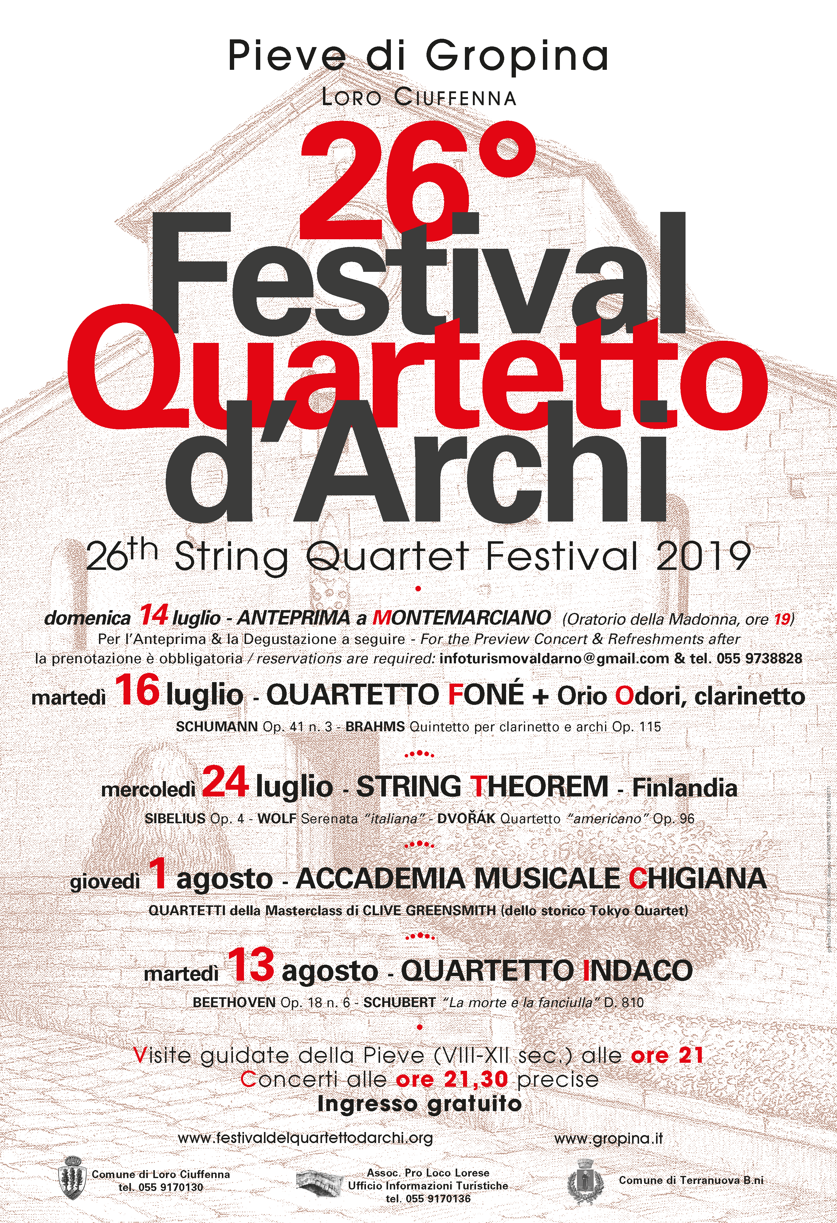 26° Festival del Quartetto d’Archi